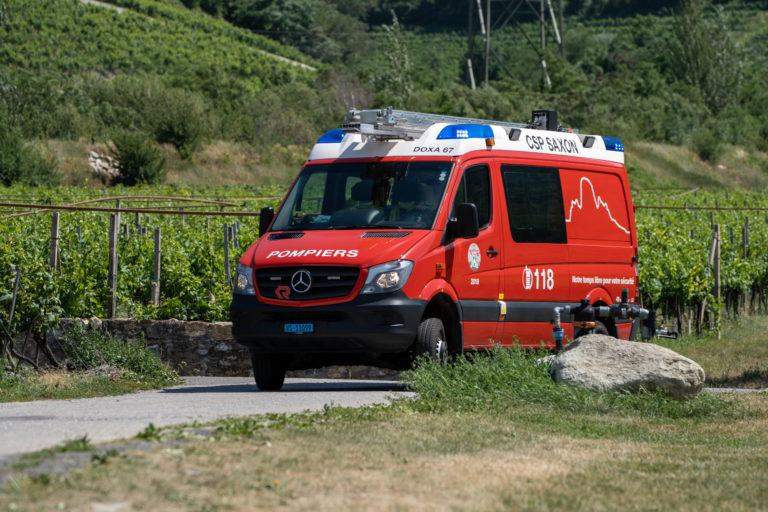 Mercedes Sprinter de protection respiratoire du CSP Saxon